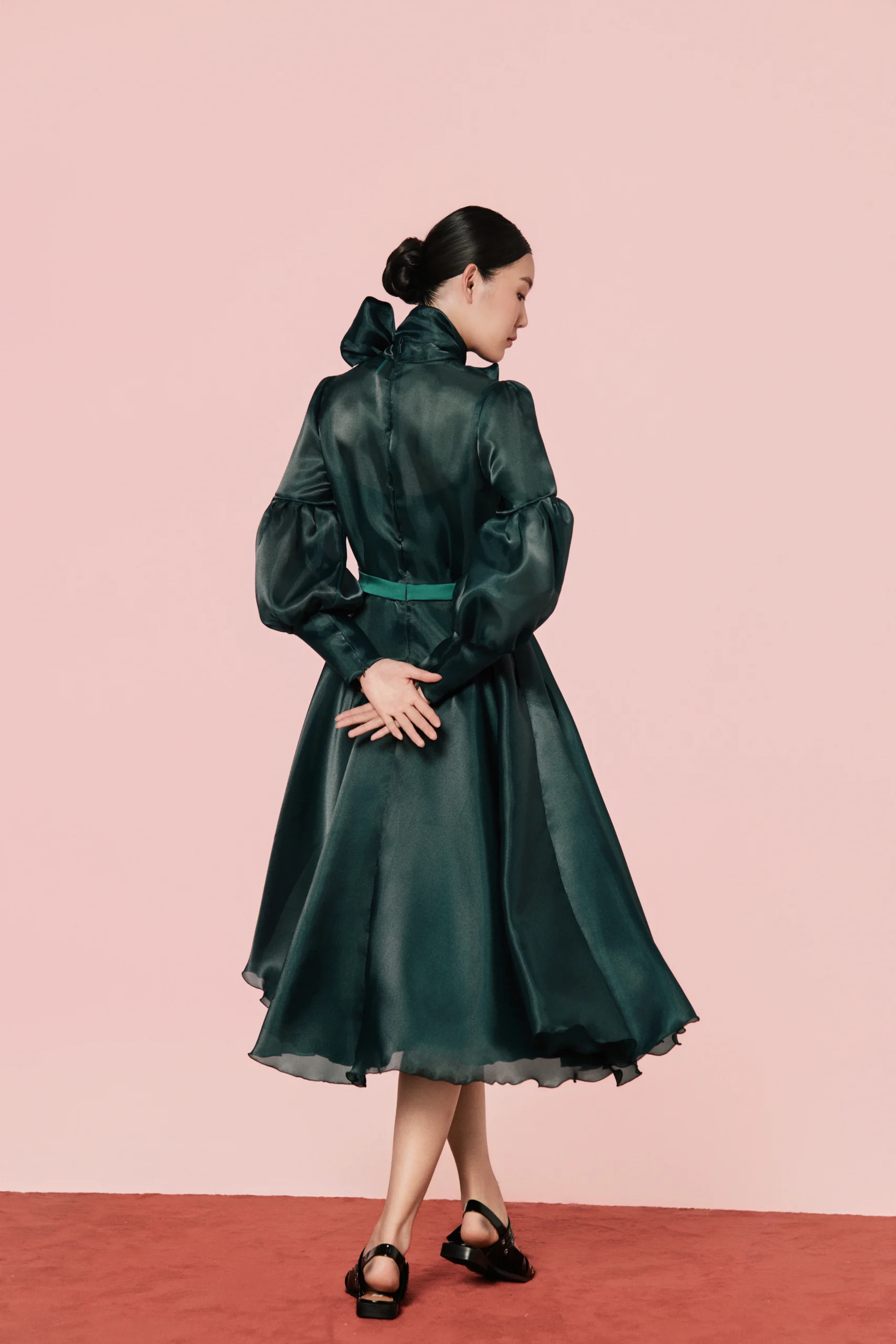 Midi dress organza At127 - Image 2