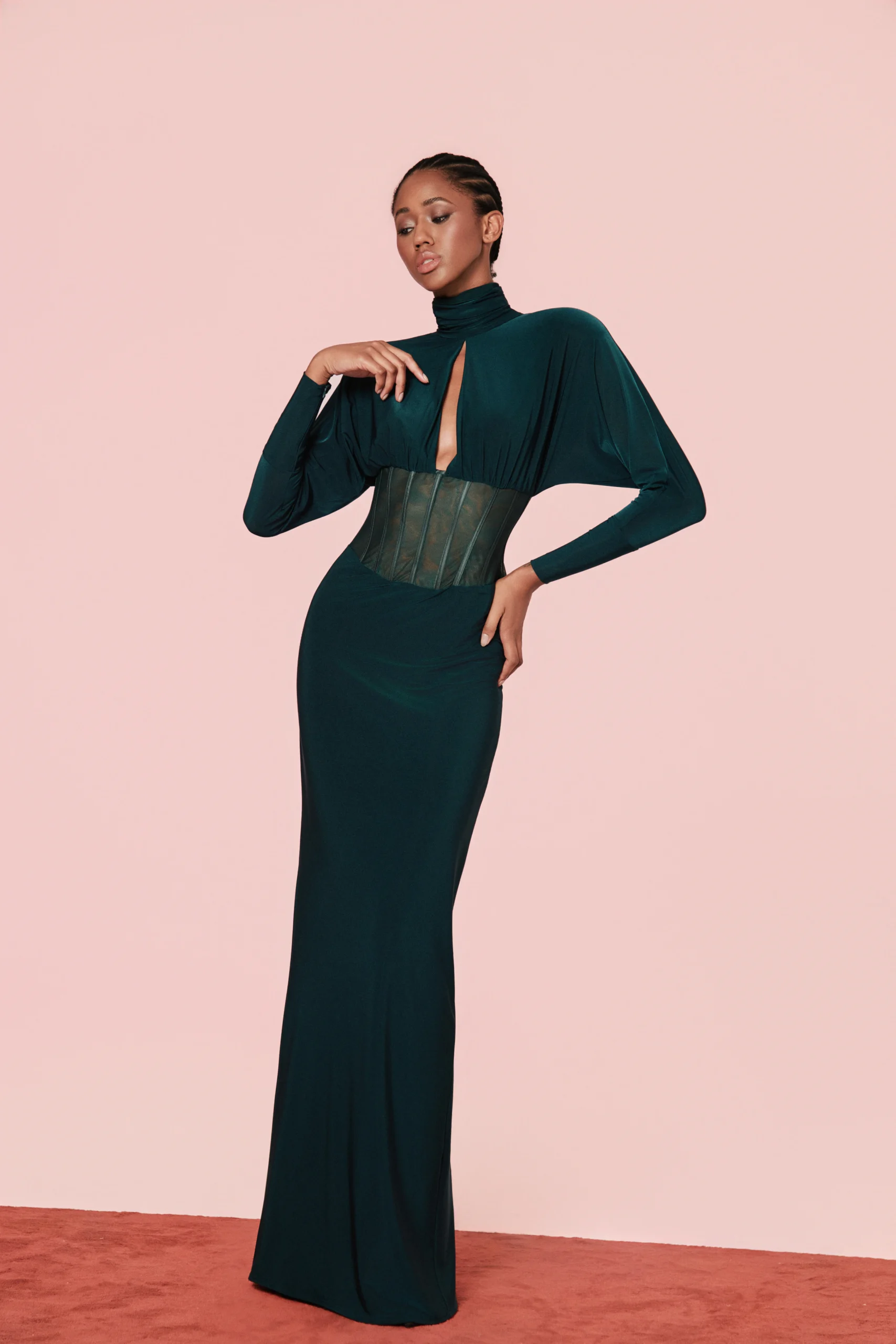 Long dress bustino At141
